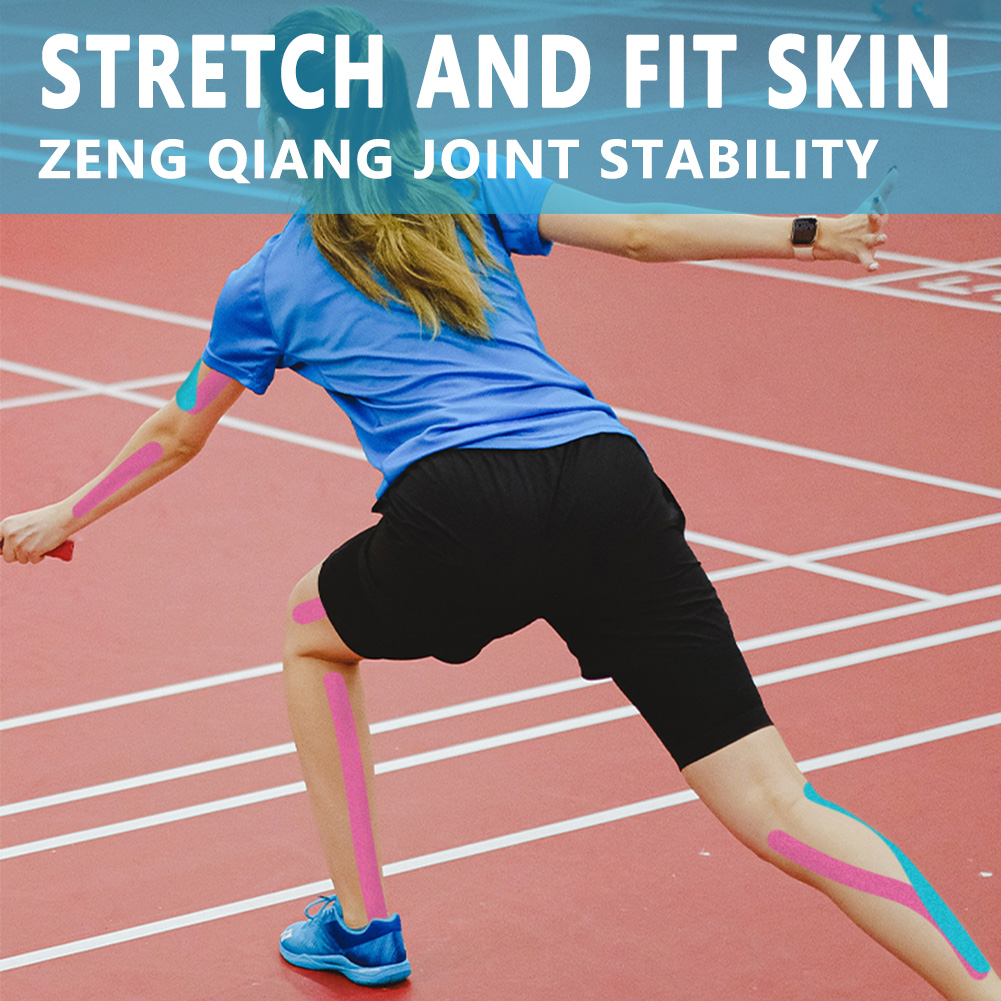 SOON GO Kinesiology Tape, 2 ih x 16.4 ft Uncut athletic tape, Waterproof Breathable Latex-Free, Muscle Recovery & Joint Support, Beige (1/2/5 Rolls) - Image 6