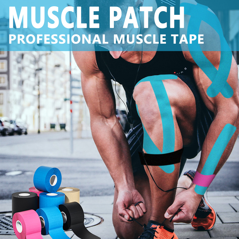 SOON GO Kinesiology Tape, 2 ih x 16.4 ft Uncut athletic tape, Waterproof Breathable Latex-Free, Muscle Recovery & Joint Support, Beige (1/2/5 Rolls) - Image 3
