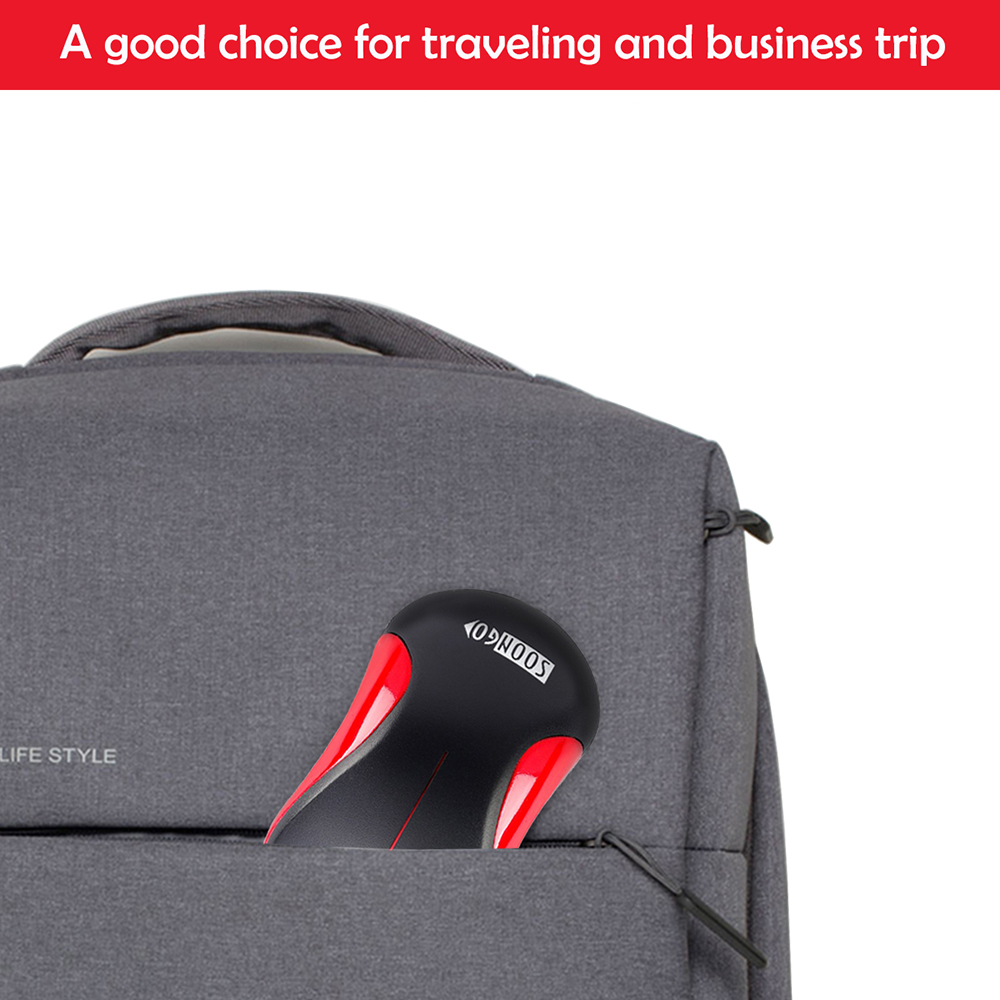 SOON GO Wired Mouse,Mini Optical Computer Mouse with Ergonomic Design for Laptop, Chromebook, PC, Desktop, Mac, Notebook-Red - Image 6